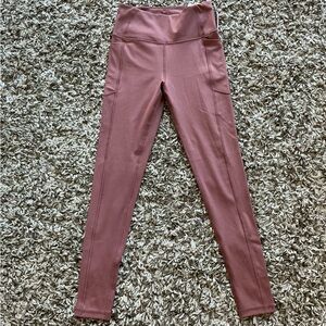 Victoria's Secret Dusty Rose Studio High Waist Leggings 8